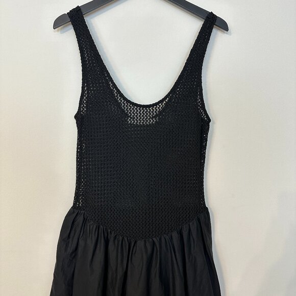 ASTR the Label Contrast Bubble Midi Sundress in Black Size Large - Picture 5 of 12